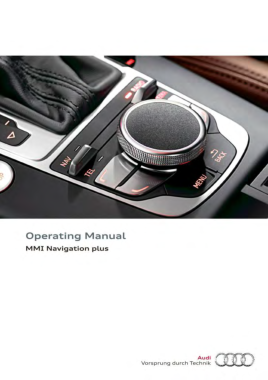 2016 Audi A3 S3 MMI Navigation plus Manual